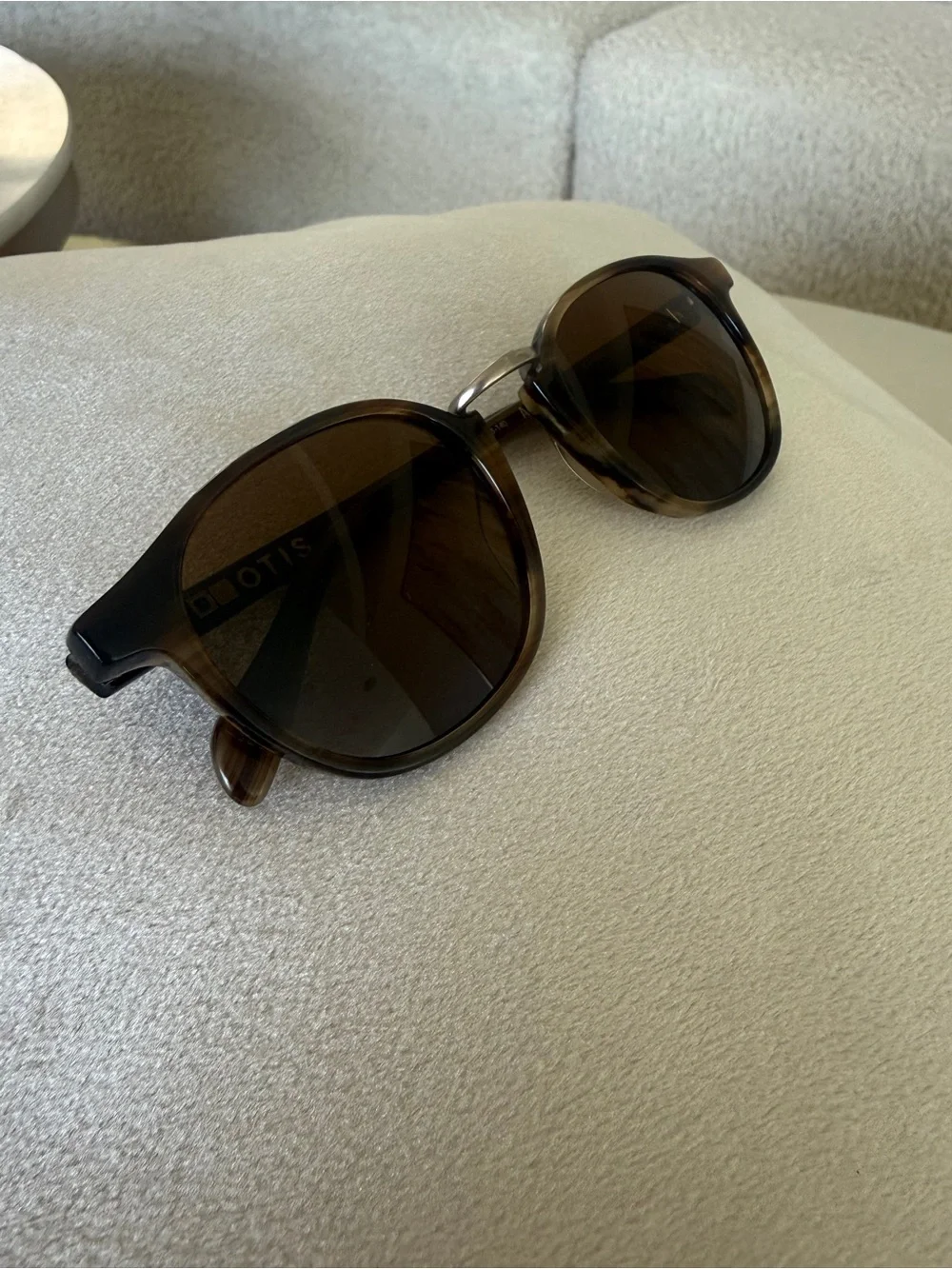 OTIS A Day Late polarized sunglasses tan/brown eco acetate hornwood - unisex